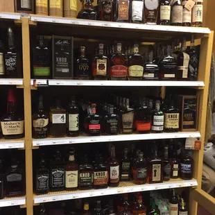 Great bourbon selection!