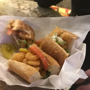Holy Shr Shrimp Po Boy!!! This is only HALF