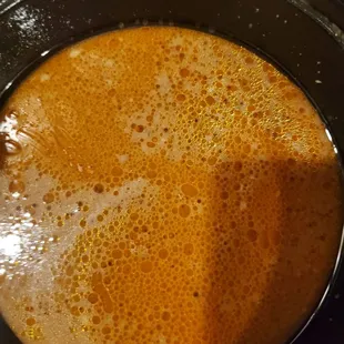 The broth was the only thing that was halfway good.