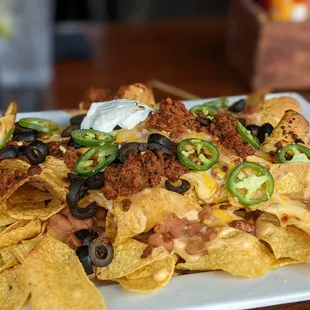 Beef nachos