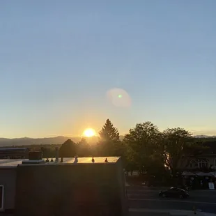 10/04/21: sunset from the rooftop