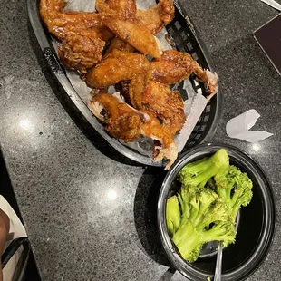 Honey garlic 6 Wings