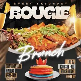 Every Saturday join us for brunch!