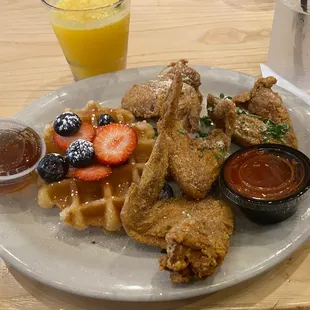 CHICKEN &amp; WAFFLE