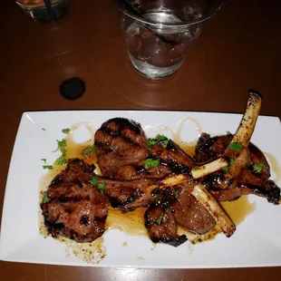 Bomb ahhhh lamb chops!