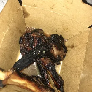 a piece of meat in a box