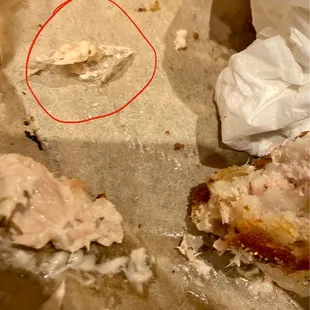 Tuna Melt with plastic!