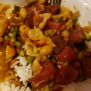 Ahi poke bowl 1/2/23