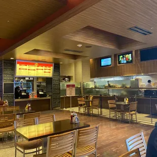 Inside. More seating to the left of this photo.