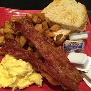 Bacon and Eggs, Potatoes Breakfast