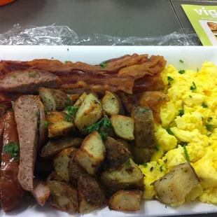 They dropped off a free hot breakfast for my company to try.  It was awesome tasting!