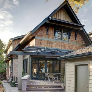 the front of the home