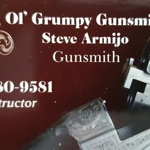 I have a gunsmith / instructor also on staff.