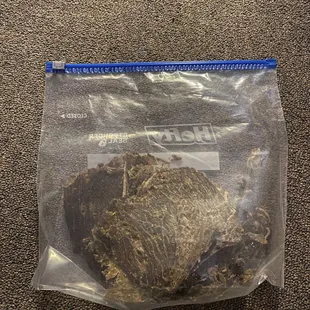 Tainted beef jerky.