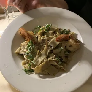 Pappardelle Con Funghi E Capesante