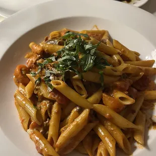 Penne Alla Vodka Con Porcini