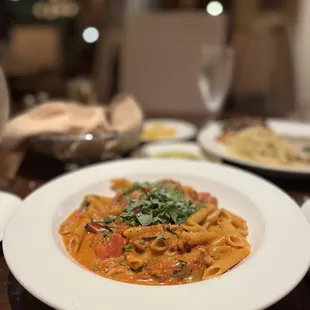 Penne Alla Vodka Con Porcini