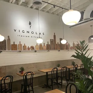 the interior of a restaurant