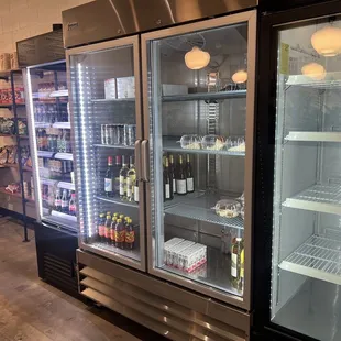 They have some wine, pasta sauce to go, desserts and drinks