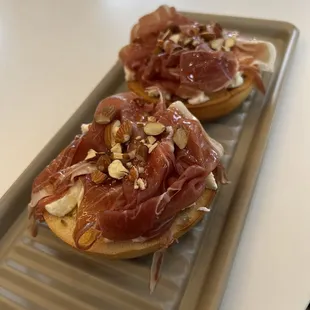 Ibérico Ham Bagel