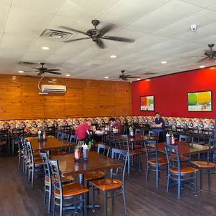 the interior of a restaurant