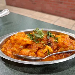 a plate of food