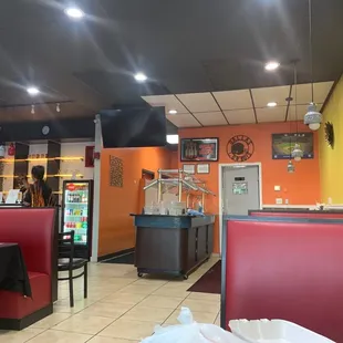 Inside of the restaurant