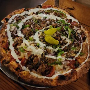 The Viking pizza! YUM!!