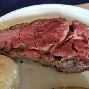 Queen cut prime rib...rare!