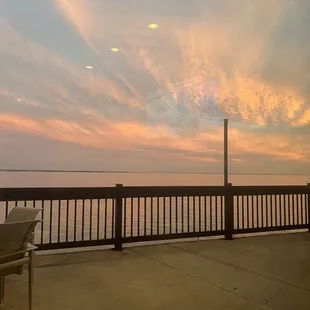 View from dining area