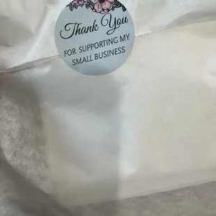 A sweet friendly touch on our croissant.