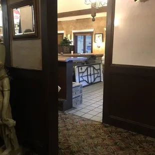 Bar area off of the hallway