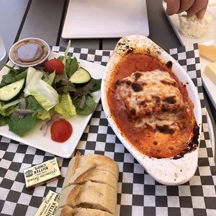 My husband and I split the lasagna