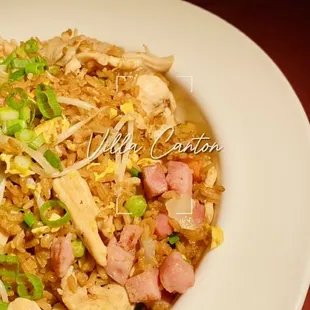 Arrioz jamon y pollo / Jam chicken FrieRice