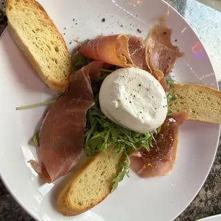 Burrata con Prosciutto