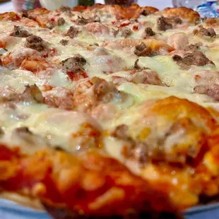 Cheese &amp; Sausage Pizza