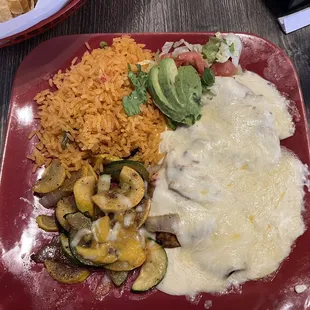 Monterrey chicken dinner