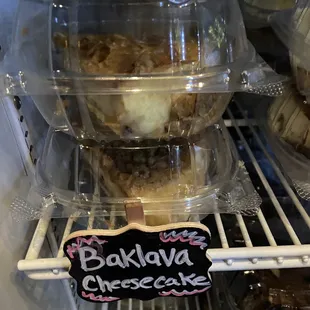 a variety of desserts