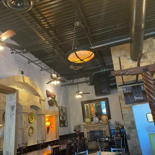 the interior of a restaurant