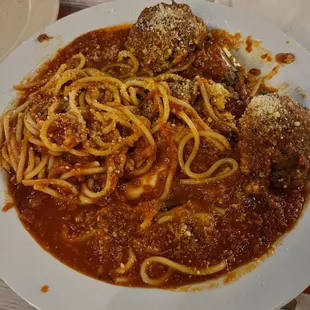 Spagh w/ Meatballs