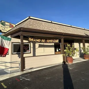 Outside on March 26, 2024 (post remodel).