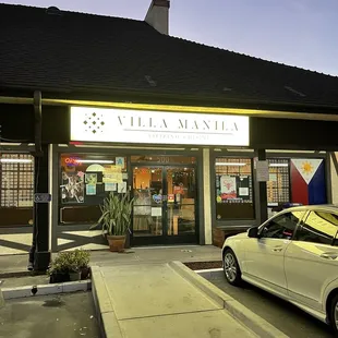 Store front of villa Manila