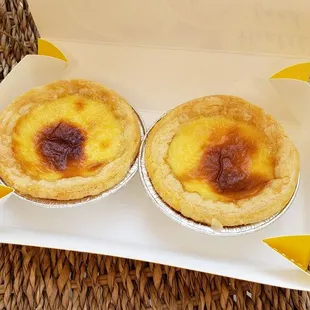 Homemade egg tarts