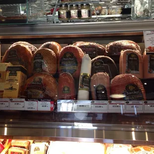 a variety of cheeses and pastries