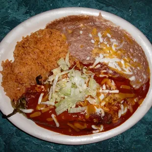 Villa Mexican Food: cold cheese center. Blue