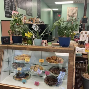 Counter with yummy foods