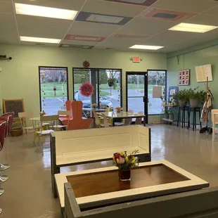 Absolutely adorable seating area