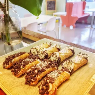 Connolis from Del Gardo's Cannoli! Supporting other local businesses is the key to a thriving community!