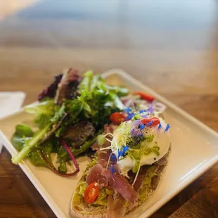 Whatta gorgeous avocado toast...