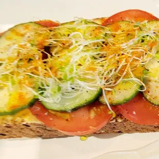 Hummus Toast